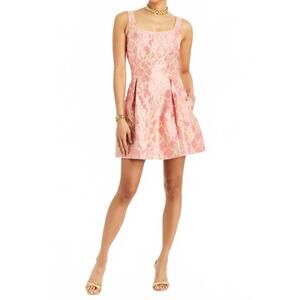 NEW MESTIZA NEW YORK cora mini dress in gilded pink